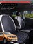Nissan Navara Uyumlu 2'li Deri Koltuk Minderi | Tam Koruma | Hızlı Montaj | Su geçirmez | b2 1