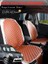 Renault Kangoo 2 Uyumlu 2'li Deri Koltuk Minderi | Terletmez | Universal | Su Geçirmez | A6 1
