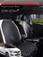 Suzuki Swift Uyumlu 2'li Deri Koltuk Minderi | Terletmez | Universal | Tam Koruma | A4 1