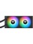 240MM LAS240-S CL-W461-PL12SW-A AM5-1851P Argb LED Göstergeli Sıvı Soğutmalı Işlemci Fanı 4