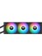 360MM LA360-S LCD CL-W462-PL12SW-A AM5-1851P Argb LED Göstergeli Sıvı Soğutmalı Işlemci Fanı 4