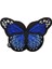 Aplike Ütü Ile Yapışan Kelebek Lacivert Arma 7x5 cm 1