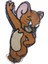 Aplike Ütü Ile Yapışan Jerry Arma 6x3 cm 1