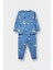 Erkek Bebek Pijama Takımı Dinozor Baskılı Uzun Kollu Penye Üst Uzun Alt E9472A525AU 1
