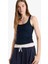Fitted U Yaka Fitilli Kaşkorse Atlet F7818AX25AU 4
