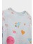 Kız Bebek Pijama Takımı Uzay Baskılı Uzun Kollu Penye Üst Uzun Alt E9479A525AU 3