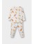 Erkek Bebek Pijama Takımı Hayvan Desenli Uzun Kollu Penye Üst Uzun Alt E9473A525AU 1