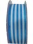 Tafta Çizgi Desen Kurdele 25 mm Mavi 1 Metre 2
