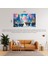 Doğa ve Manzara Yatay Yüzen Dağlar Gökyüzüne Düşen Şelaleler Rüya Gibi Atmosfer 04 Çerçevesiz 90X60CM Pvc Tablo 1