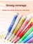 Lotto 2mm Kalın Uçlu Akrilik Simli Markör｜12 Renk Akan Simli Fosforlu Kalem｜sulu Boya Markör Lazer Inci Kalem (Yurt Dışından) 4