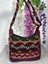 Bordo Etnik Desenli Dokuma Kilim Omuz Çantası – Boncuk ve Pul Detaylı Bohem Çanta 2
