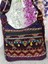 Bordo Etnik Desenli Dokuma Kilim Omuz Çantası – Boncuk ve Pul Detaylı Bohem Çanta 5