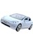 Tesla Araba Modeli Alaşım Araba Modeli Oyuncak Süsleri (Yurt Dışından) 1