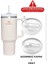 Quencher 40 Oz Uyumlu Pipetli Termos Sızdırmaz Kapak Seti – 1