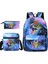 Karikatür Baskı Modası Etrafında Yeni Oyun Çocuk Kalem Çantası Crossbody Çanta Üç Set Sınır Ötesi Ilkokul ve Ortaokul Öğrencileri Okul Çantası (Yurt Dışından) 1