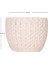 Beton Saksı Örgü Desenli Krem 12X10,5 Cm. 5