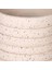 Beton Saksı Yatay Kabartma Çizgili Krem 12X10 Cm. 2