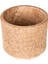 Beton Saksı Hasır Desenli Kahverengi 10X9 Cm. 5