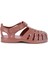 S10271 Tobby Solid Kız/erkek Çocuk Sandalet Ayakkabı Gül Kurusu 4