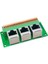 RJ45 Dişi Breakout Kartı, Lehimsiz RJ45 - 8 Pin Hızlı Yay Terminali, Pcb Kartlı Üç Yollu RJ45 Dişi Konnektör (Yurt Dışından) 5