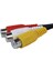4 Pin S-Video - 3 Rca Dişi Tv Adaptörü Dizüstü Bilgisayar Kablosu (Yurt Dışından) 4