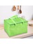 Katlanabilir Büyük Soğutucu Çanta Taşınabilir Gıda Kek Yalıtımlı Çanta Alüminyum Folyo Termal Kutu Su Geçirmez Buz Paketi Öğle Yemeği Kutusu Teslimat Çantası Yeşil (Yurt Dışından) 4