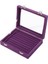 Kadife Cam Yüzük Küpe Mücevher Sergileme Düzenleyici Kutu Tepsi Tutucu Saklama Kutusu - Mor (Yurt Dışından) 1
