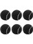 6 Adet Paket Tenis Topları Aşınmaya Dayanıklı Elastik Eğitim Topları 66MM Bayanlar Yeni Başlayanlar Uygulama Tenis Topu, Siyah (Yurt Dışından) 1