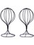 2 Parça Modern Metal Şapka Standları Dayanıklı Istikrarlı Kapak Raf Peruk Tutucu Şapka Ekran Standı Yetişkin Şapka Rafı Şapka Modeli Standı (Yurt Dışından) 2