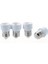 4x E27 - GU10 LED Işık Soketi Adaptör Soketi Adaptör Lamba Ampulü Dönüştürücü Beyaz (Yurt Dışından) 1