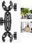 Motosiklet Dualheads Yengeç Kelepçe Eylem Kamera Gidon Gopro Spor Aksiyon Kameraları Için Sabit Montaj (Yurt Dışından) 2