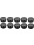 10 Paket Boş Kavanoz 80 ml Siyah Yuvarlak Alüminyum Teneke Kutular Vidalı Üst Metal Çelik Teneke Dudak Balsamı Teneke Kutu Kozmetik Kapları (Yurt Dışından) 1