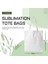 Süblimasyon Tote Çantalar Boşluklar 15 x 13 Inç Polyester Tuval Tote Dıy El Sanatları Için Isı Transfer Çantası Hediye Için (Yurt Dışından) 3