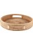 Yuvarlak Rattan Servis Tepsisi Dekoratif Dokuma Osmanlı Sehpa Kulplu Tepsiler Natural(Küçük) (Yurt Dışından) 4