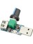 Adet 5W USB Fan Hava Hacmi Hızı Kademesiz Regülatör Modülü USB Hız Kontrol Cihazı Dc 5V USB Erkek Girişi DC4-12V 2.5-8V (Yurt Dışından) 5