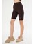 Biker Sporcu Şort - Kahve 1