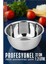 Inox Kase - 22 cm 1.2 Litre Karıştırma Kabı Profesyonel 304 Paslanmaz Çelik 2
