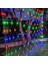 1x2 Metre Dekoratif File Ağ Perde 192 LED 8 Animasyonlu Farklı Işık Modu Rgb Fişli 1