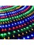 1x2 Metre Dekoratif File Ağ Perde 192 LED 8 Animasyonlu Farklı Işık Modu Rgb Fişli 2