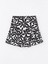 Lcw Kids Siyah Beli Lastikli Kız Çocuk Şort Etek 1