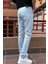 Erkek, Slim-fit, Dar Kesim, Gabardin Pantolon 085 5