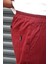 Bel ve paça lastikli, gabardin kumaş, bordo jogger pantolon 4