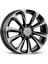 17 Inç 5X114.3 Megane I30 Fluence Siyah Elmas Kesim Jant Modeli (4 Adet) 1