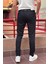 Erkek Bel Slim- Fit Poliviskon Yazlık Pantolon 4