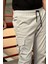 Erkek, Bel Ve Paça Lastikli, Kargo Cep, Gabardin Pantolon 5