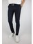 Erkek, Slim Fit, Kare Desenli, Duble Paça, Kumaş Pantolon 1