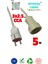 5 Metre Uzatma Kablosu Tek Prizli Cca 3x2.5mm²| Bağ Bahçe Balkon | Amezay Cable 1