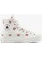 Chuck Taylor All Star Lift Rose Cross Stitch Unisex Beyaz Platform Sneaker 1
