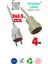 4 Metre Uzatma Kablosu Tek Prizli Cca 3x2.5mm² | Günlük Kullanıma Uygun | Amezay Cable 1