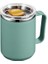 401-500ML 304 Paslanmaz Çelik Taşınabilir Kupa Kahve Kupası Kaplamalı Sızdır Gözden Geçirmez Termos Içecek Şişesi (Yeşil) (Yurt Dışından) 1